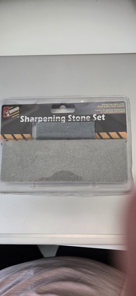 Sterling Tools Sharpening Stone Set Silicon Carbide For Cutlery & Tools