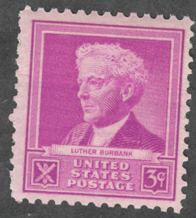 US. 876. Luther Burbank, American Scientist, Famous Americans Issues. MNH. 1940