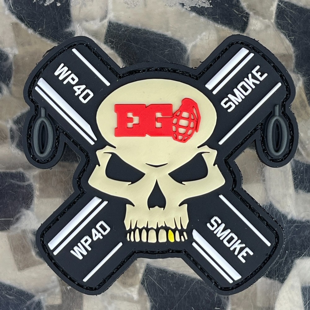 NEW Enola Gaye Skull Rubber Patch
