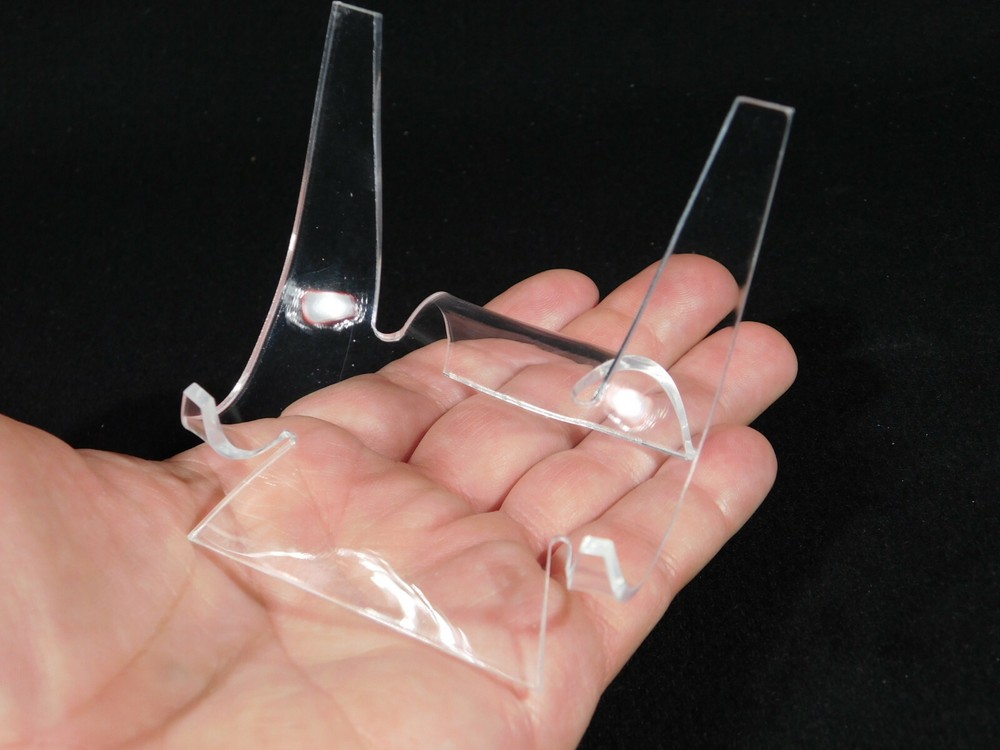 Easel Display Stand Medium Sized Clear LUCITE