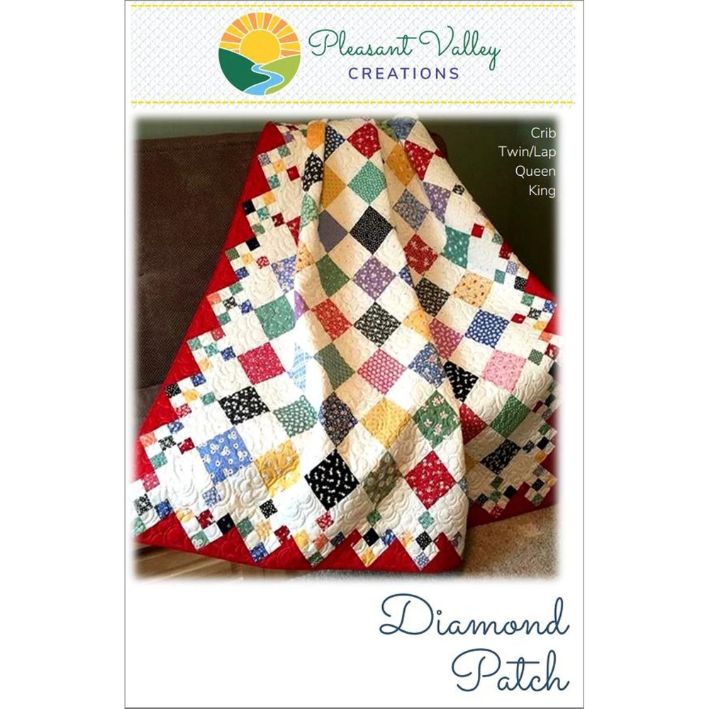 Diamond Patch Quilt Pattern by Diana Beaubien