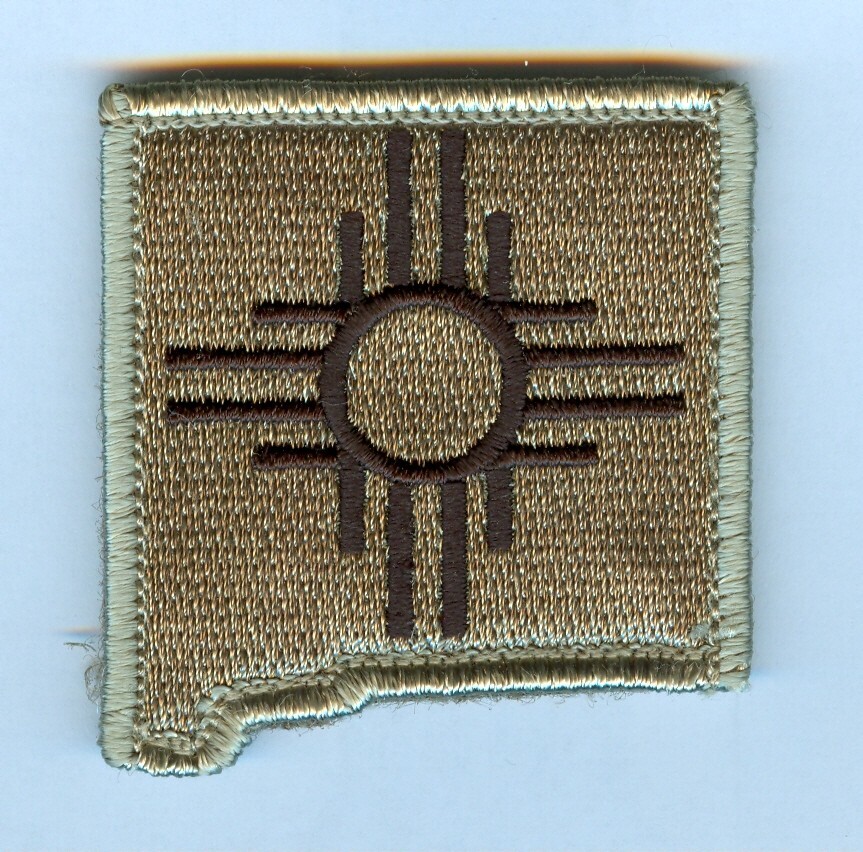NEW MEXICO STATE GUARD / DEFENSE FORCE SHOULDER PATCH ... ACU VARIATION (MINT)