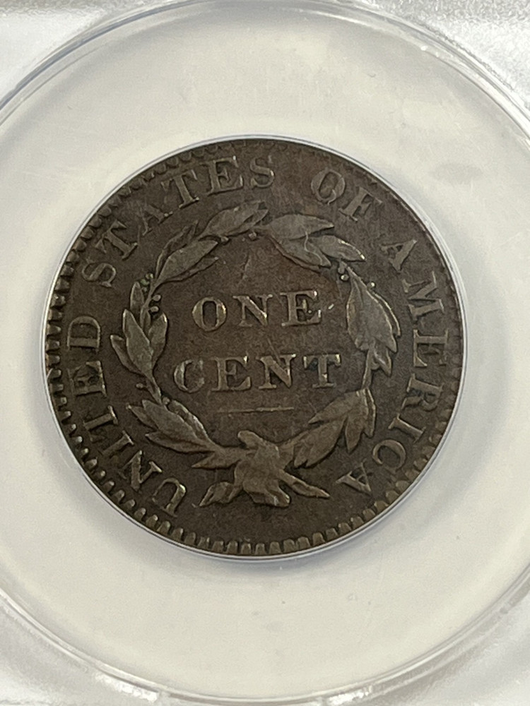 1822 Coronet Head Large Cent : ANACS VF20