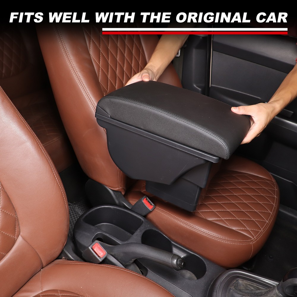 Center Console Armrest Storage Compartment USB Box For Kia Soul 2009-2013