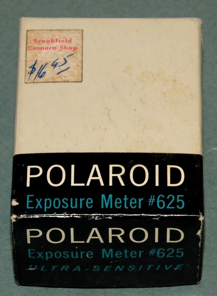 POLAROID EXPOSURE METER---#625--IN BOX WITH INSTRUCTIONS