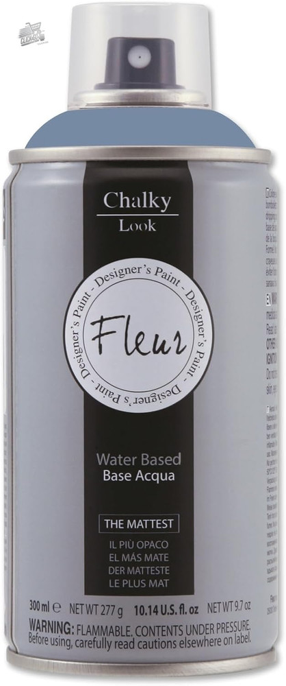 FLEUR Chalk Paint Spray, Extra Matte, Odorless Water, Multisuper