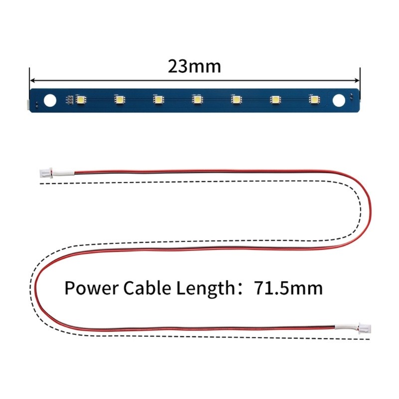 LED Light Bar Strips For AD 5M 3D Printer Easy Installation Excellent Brightness