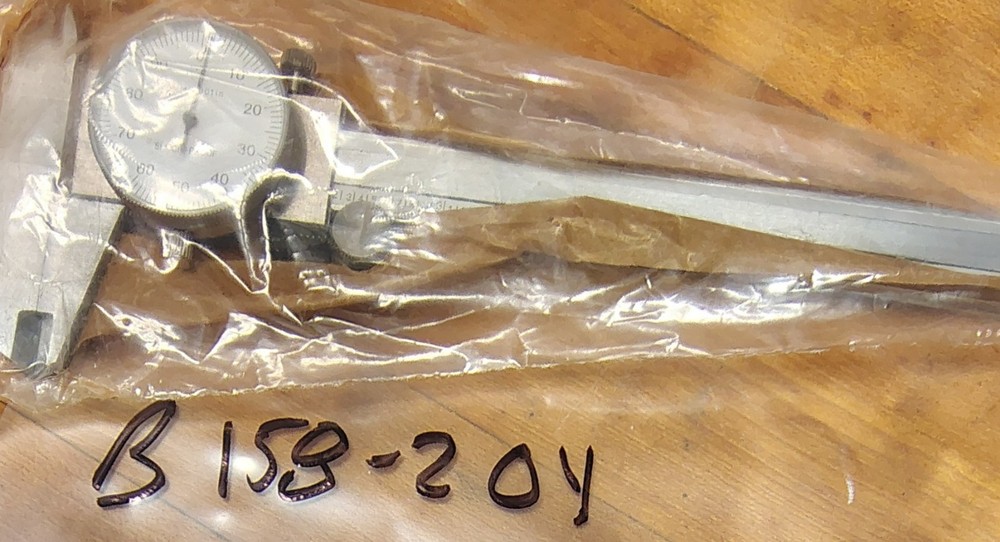 6" DIAL CALIPER SHOCK PROOF NEW STILL IN WRAPPED PLASTIC