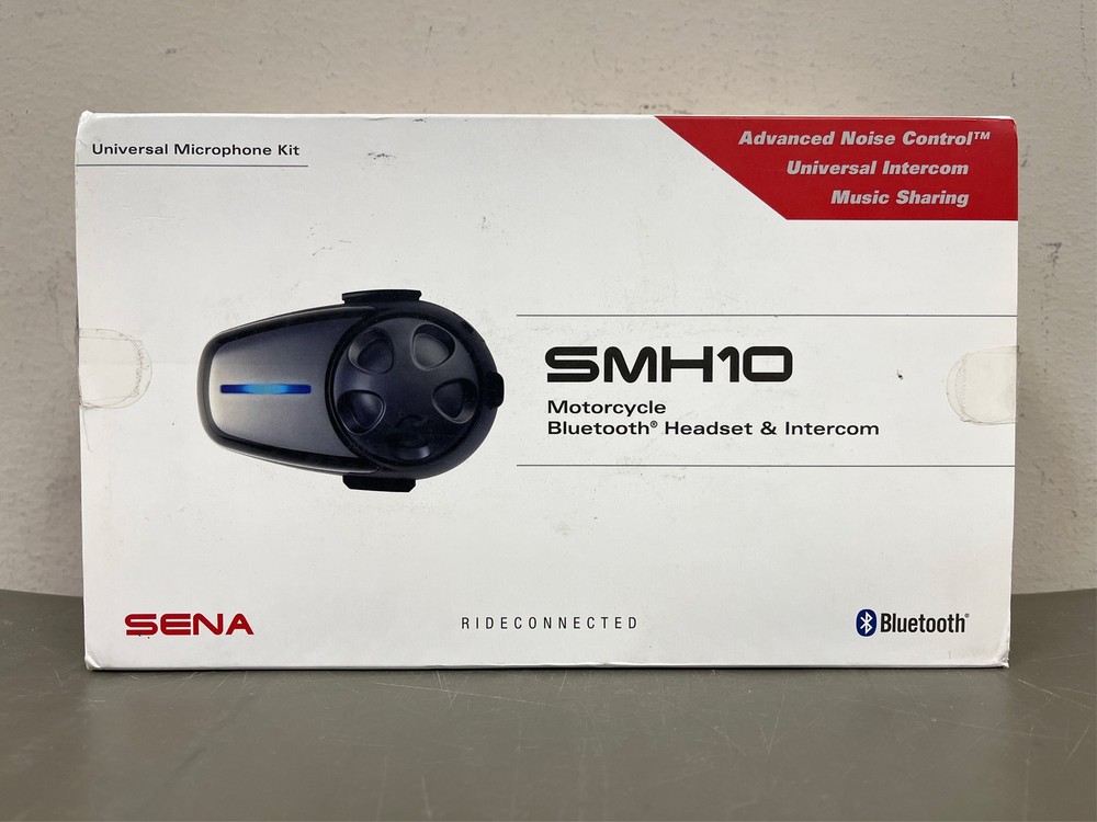SMH10 Motorcycle Bluetooth Headset & Intercom with Universal Microphone Kit