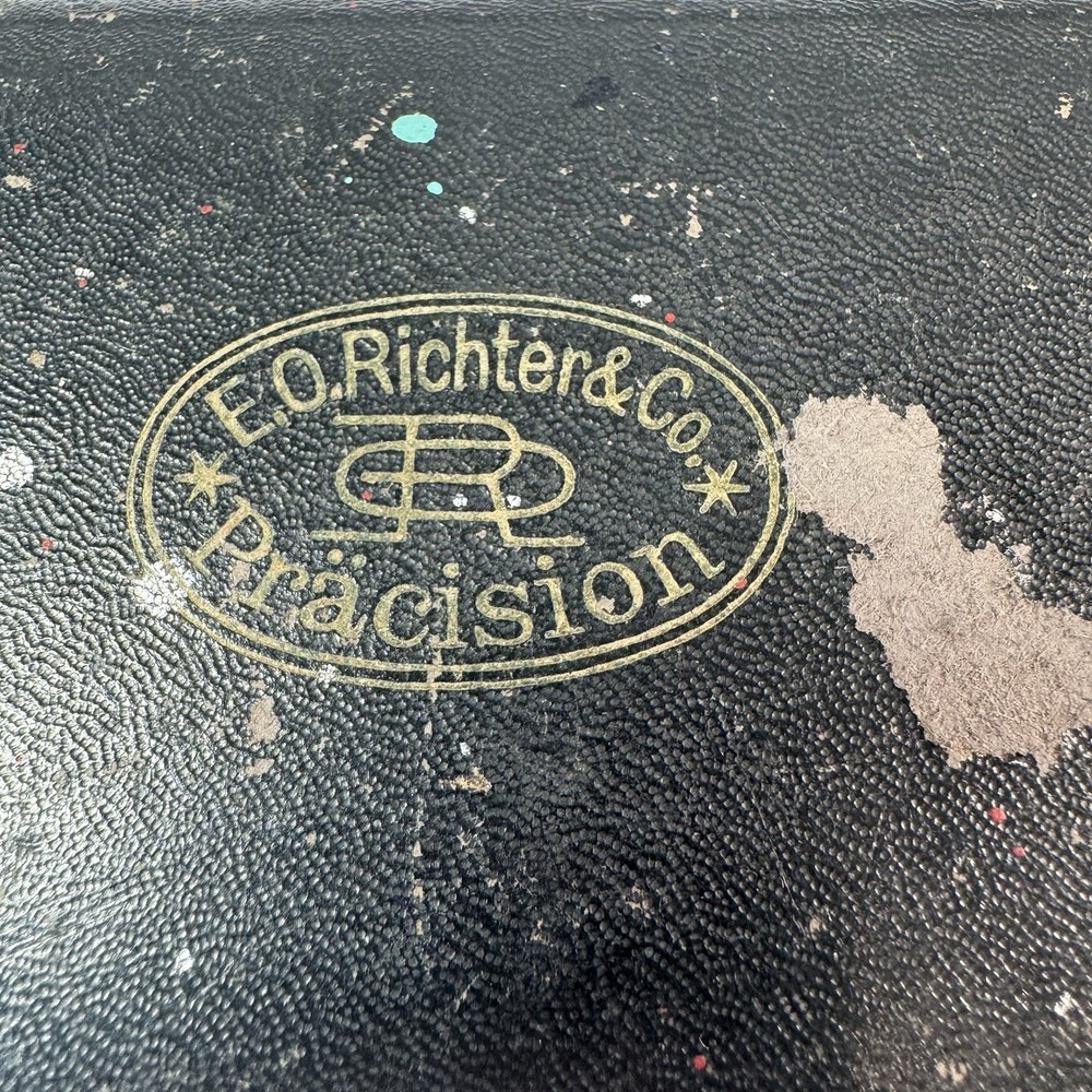 Vintage RICHTER Pracision Technical Drawing Drafting Compass Tool Set 8321