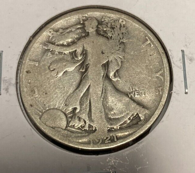 1921 S Walking Liberty Silver 50¢ 1304