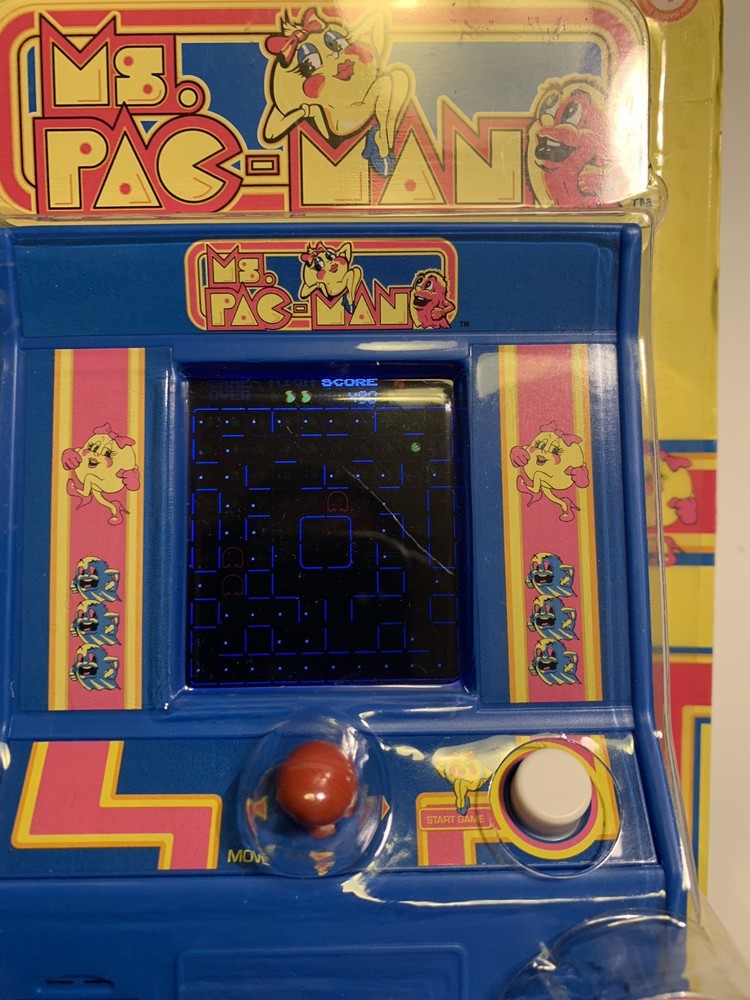 NEW Ms. Pac-man Handheld Electronic Mini Handheld Arcade Game Basic Fun #09614