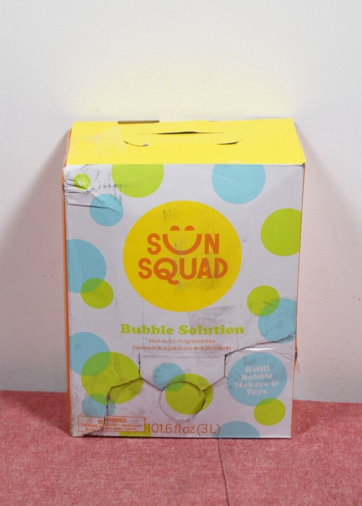 Sun Squad Bubble Solution Cardboard Refill 101.6 fl oz