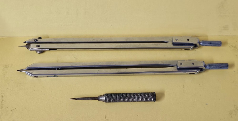 U. S. NAVY Charvos Navigator's Drafting Set