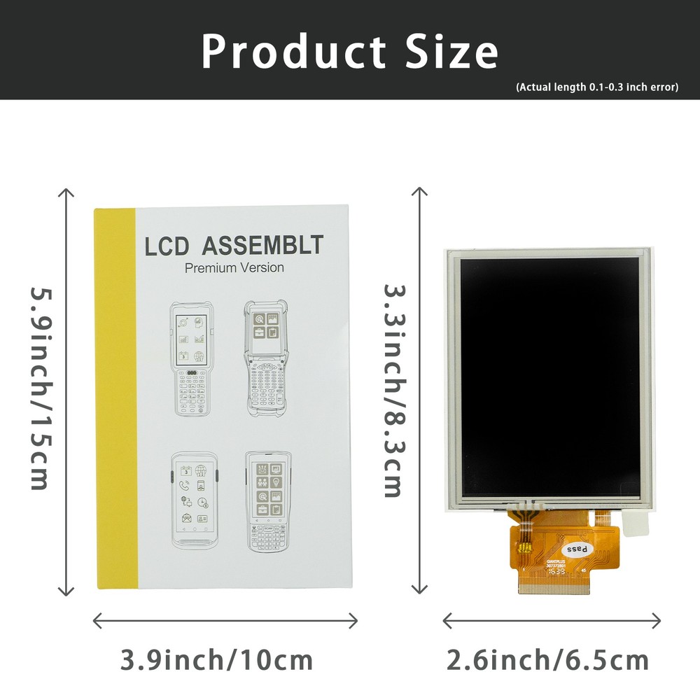 USA LCD Display with Touch Screen Digitizer A Panel for Intermec CK3X CK3R CK3E