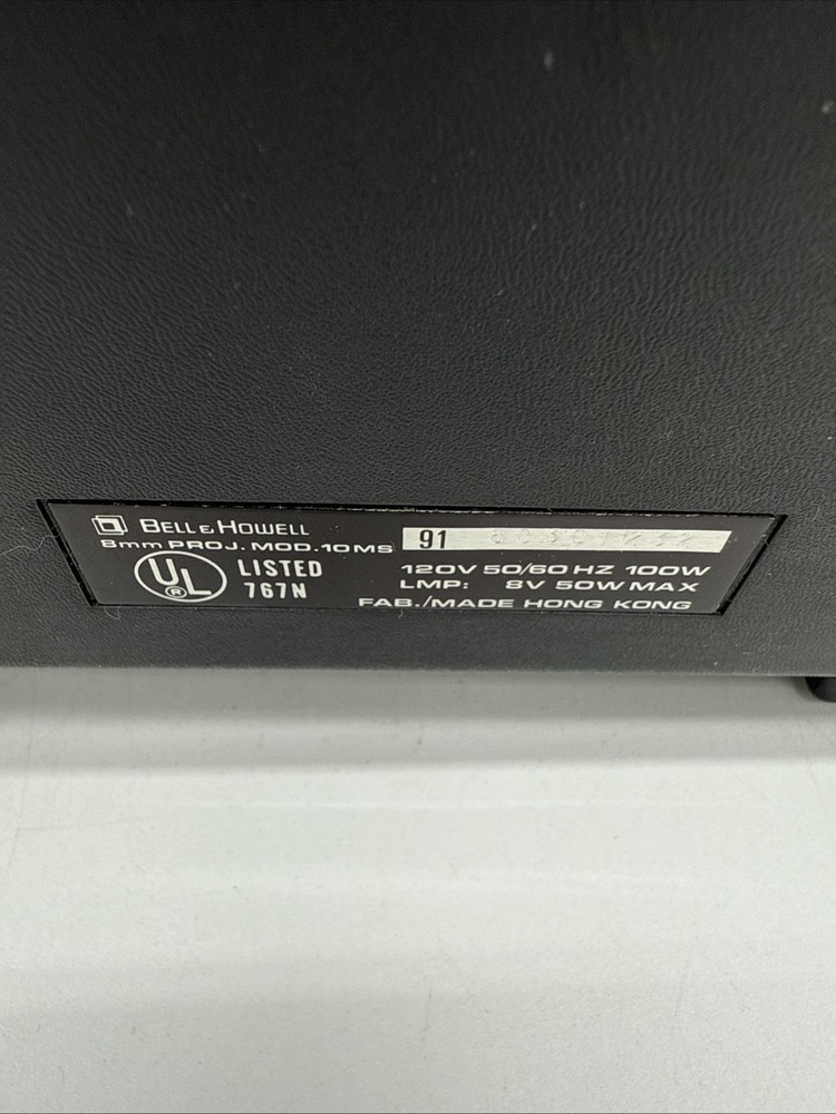 Bell & Howell 10MS Dual Eight 8 MM Projector Untested