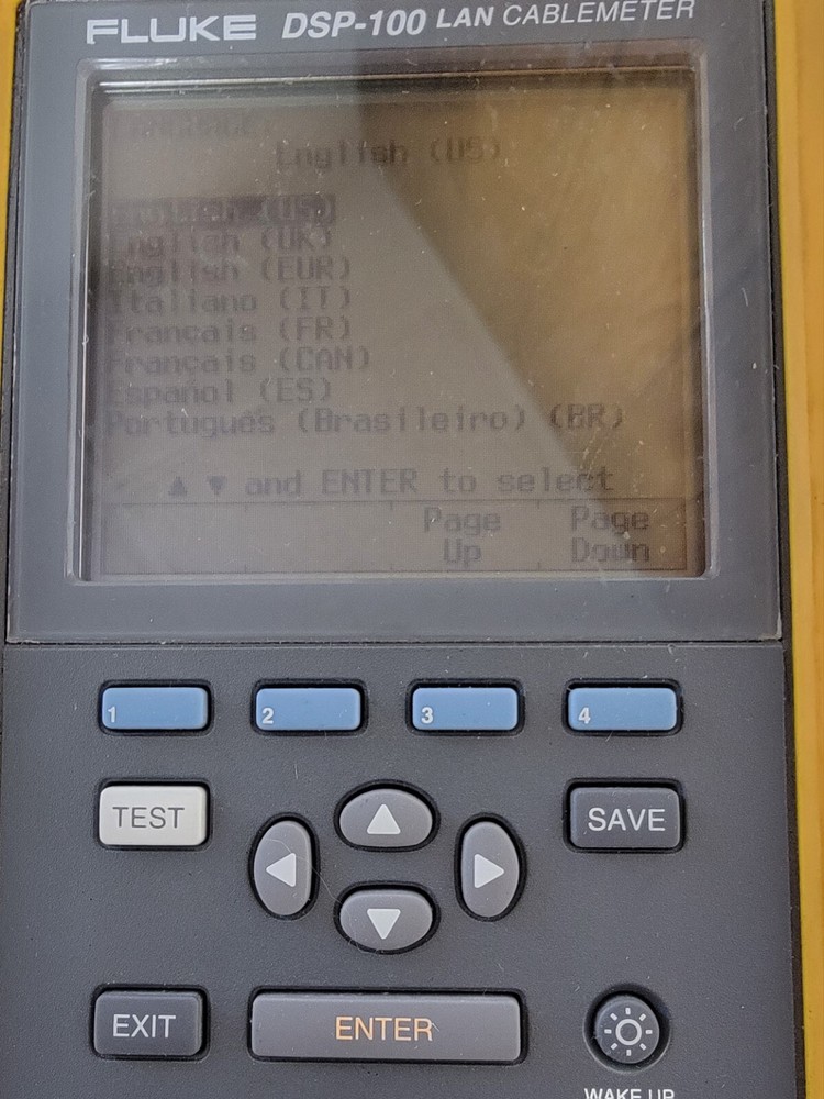 FLUKE DSP-100 LAN CABLEMETER.