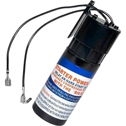SPP6 Hard Start Kit Capacitor Relay 1/2HP-10HP Increases Torque 500% Pow 10-Pack