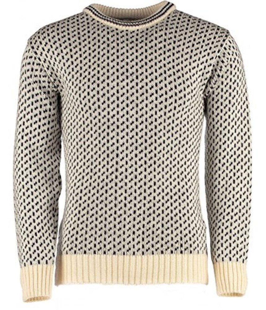 Dover Crew Neck Sweater - Classic Norwegian Pattern