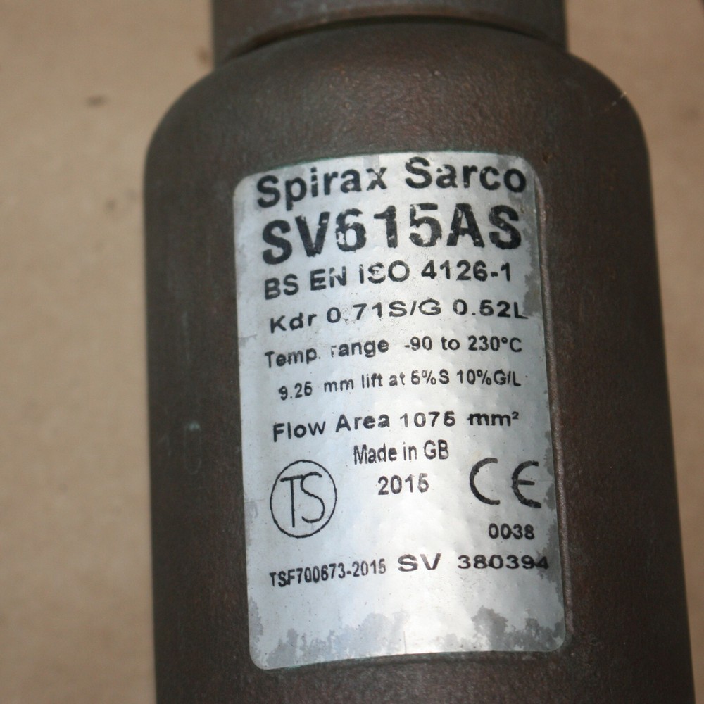 Spirax Sarco SV615AS Steam Pressure Reducing Valve PRV