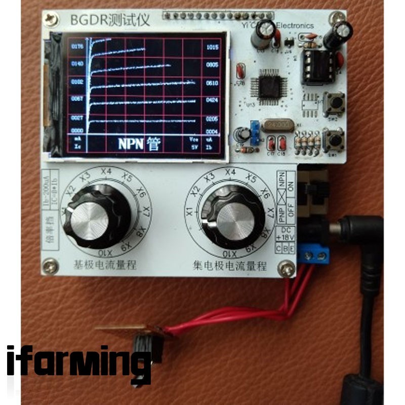 BGDR Tester Transistor Tracer Transistor Characteristic Curve Tester for Triodes