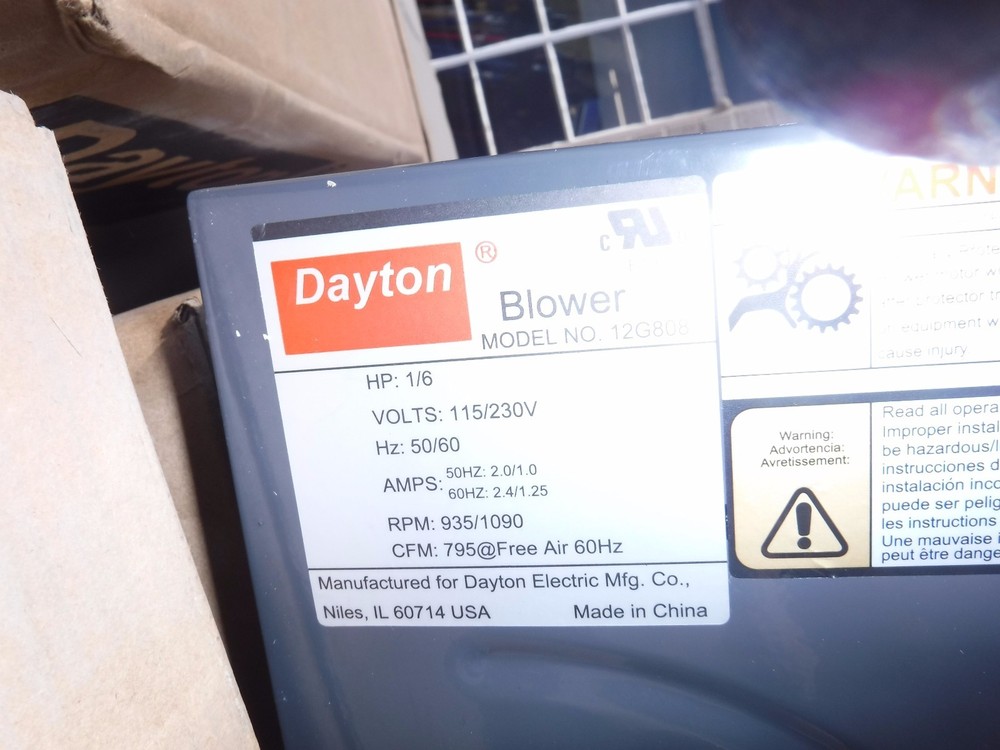 OEM Blower, 12G808 (T)