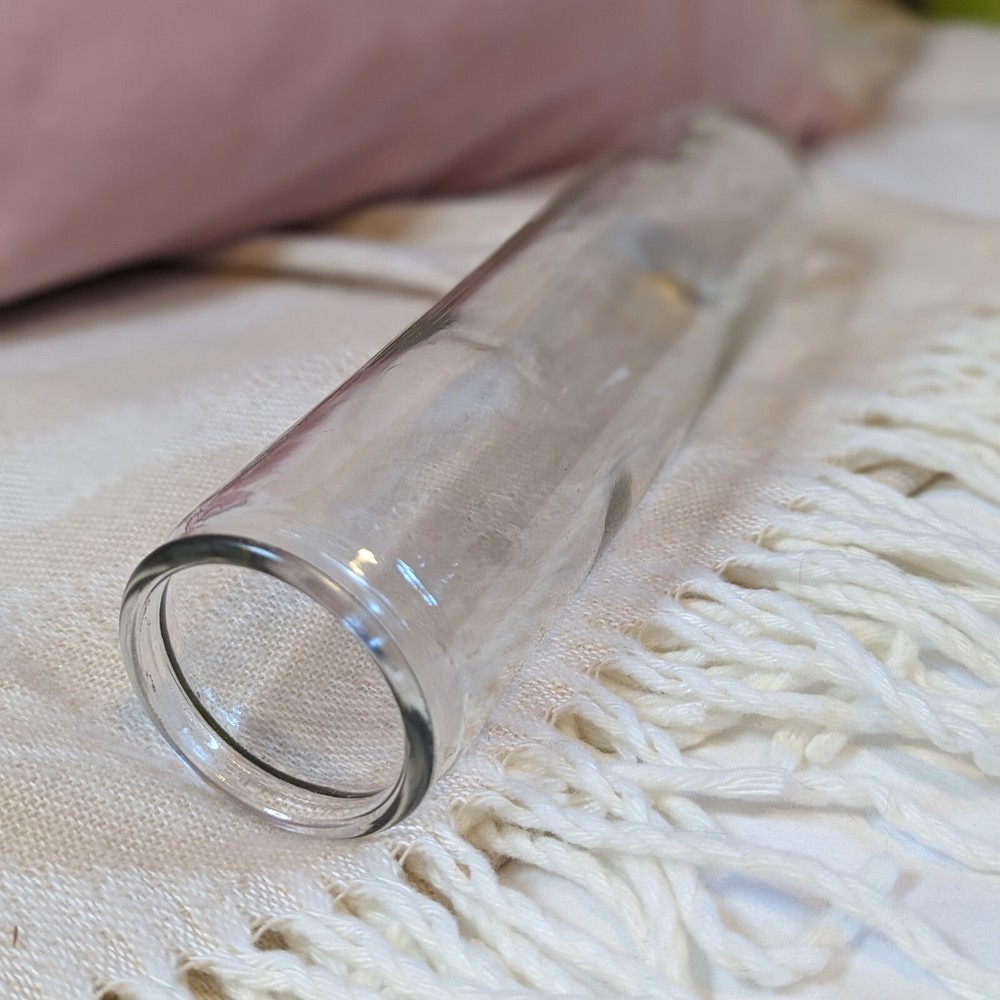 8" Tall Glass Prayer Candle Jars| EMPTY