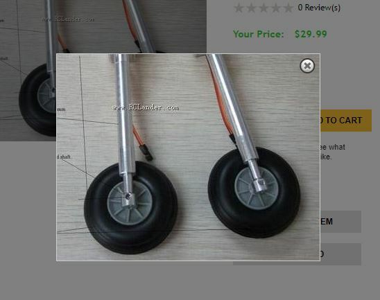 Large Scale 170mm Suspension Struts Only