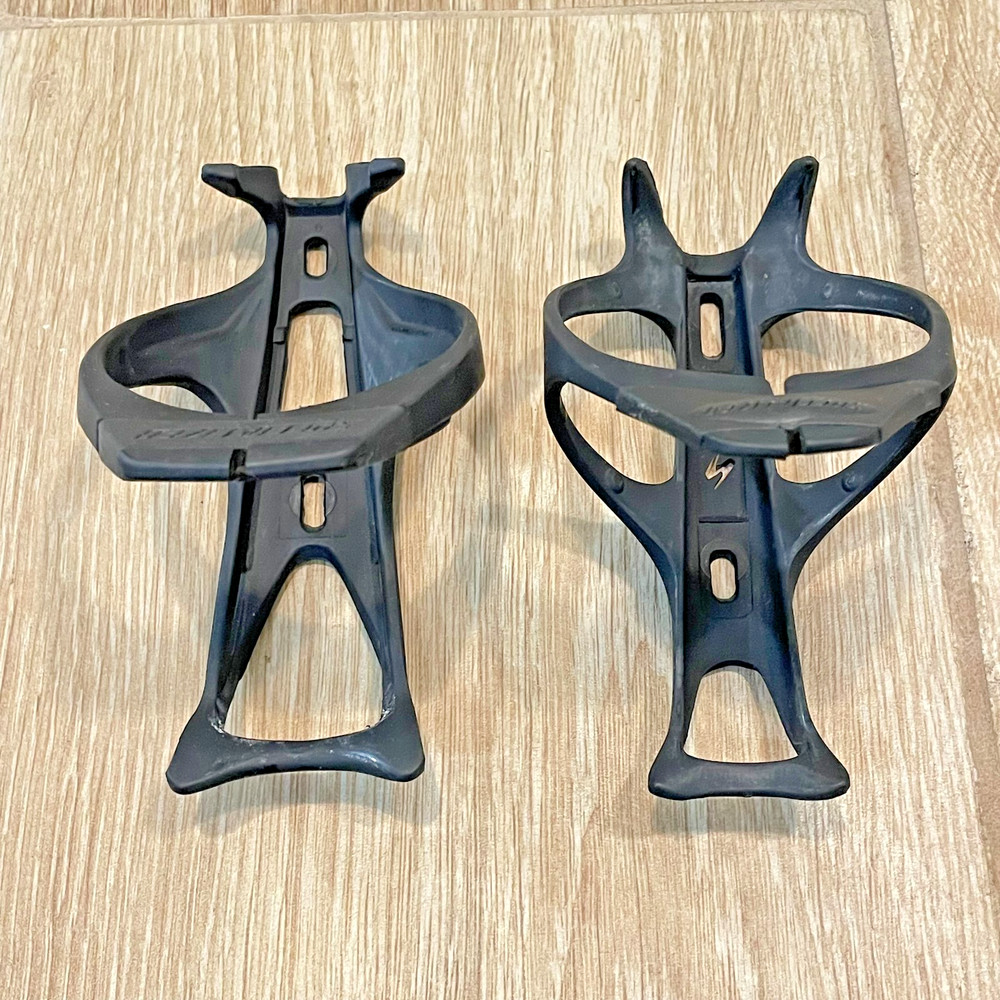 Specialized Rib Cage Black Bottle Cages Pair Set