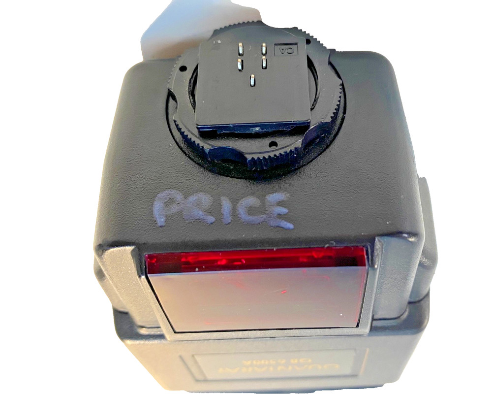 Quantaray QB 6500A Shoe Mount Camera Flash for Nikon & Canon DSLRs