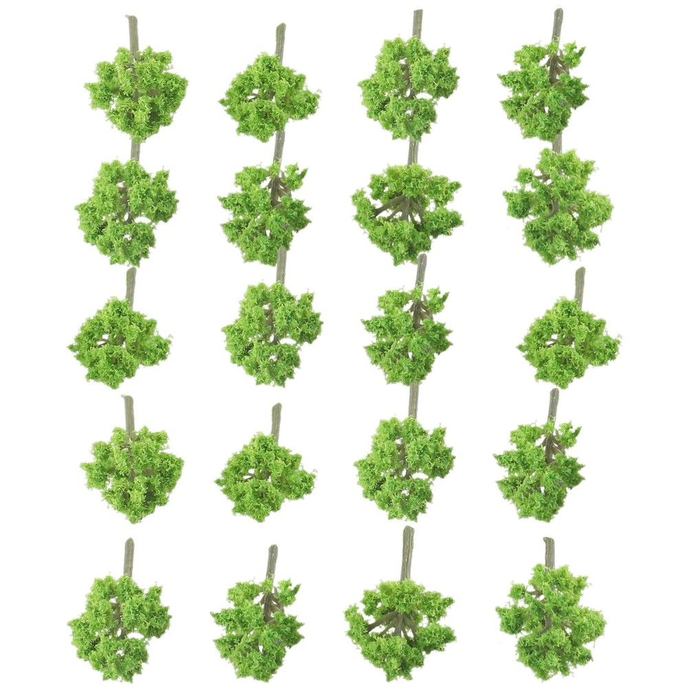 Model Tree Park Scenery Pure Handmade Scale Tree Train Railroad About 4CM