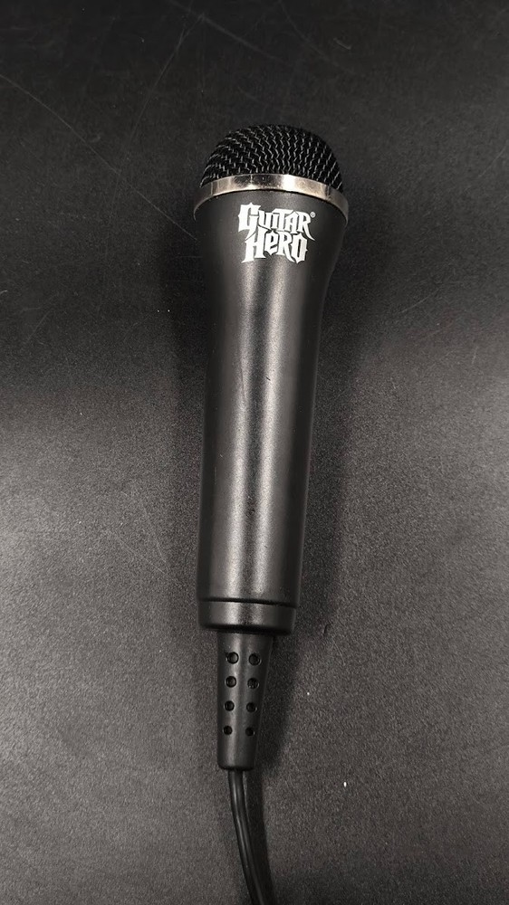 Guitar Hero Microphone Used Working Black