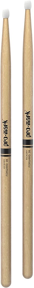 4 PACK ProMark Classic Forward 2B Hickory Drumsticks, Oval Nylon Tip