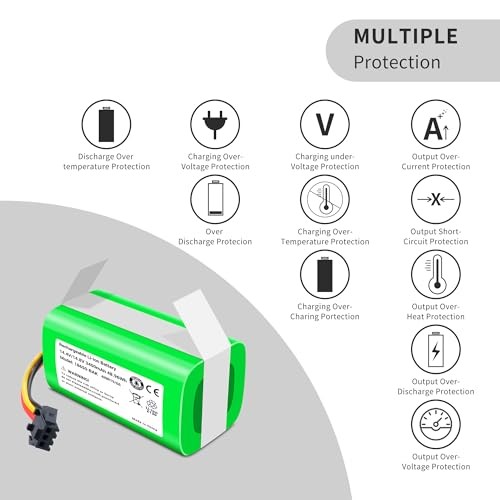 1Pack Replacement Battery Compatible for Eufy X10 Pro Omni, Rechargeable