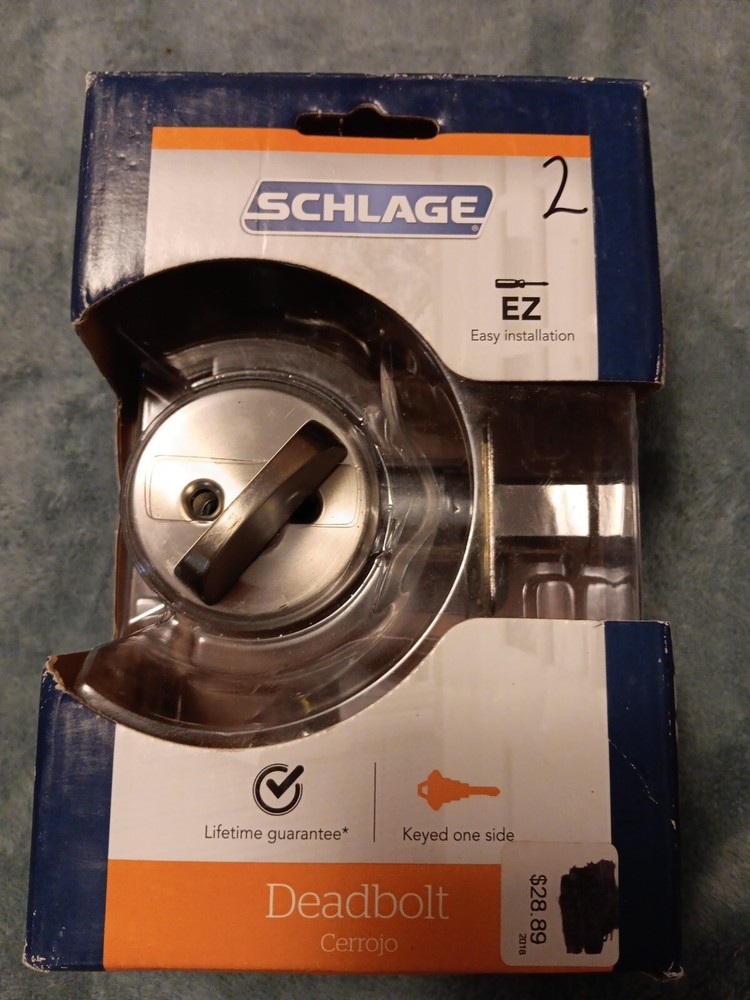 Satin Nickel Single Cylinder Dead Bolt
