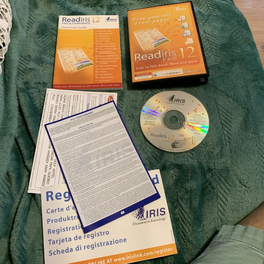 IRIS READIRIS PRO 12 SOFTWARE PRO