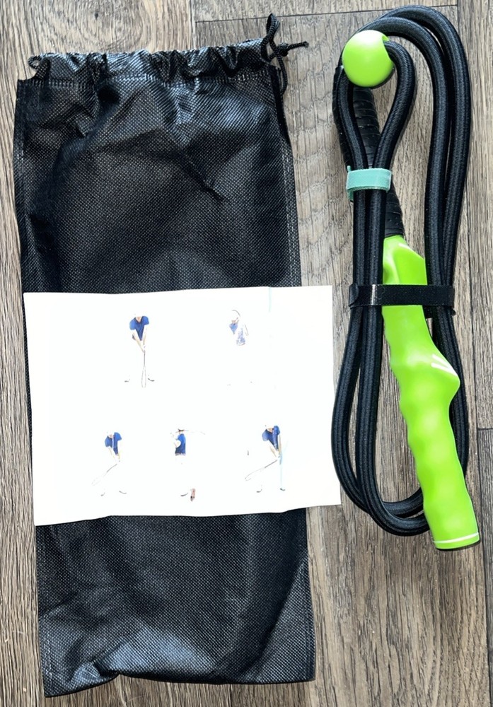 Golf Swing Trainer With Instruction Sheet And Storage Bag