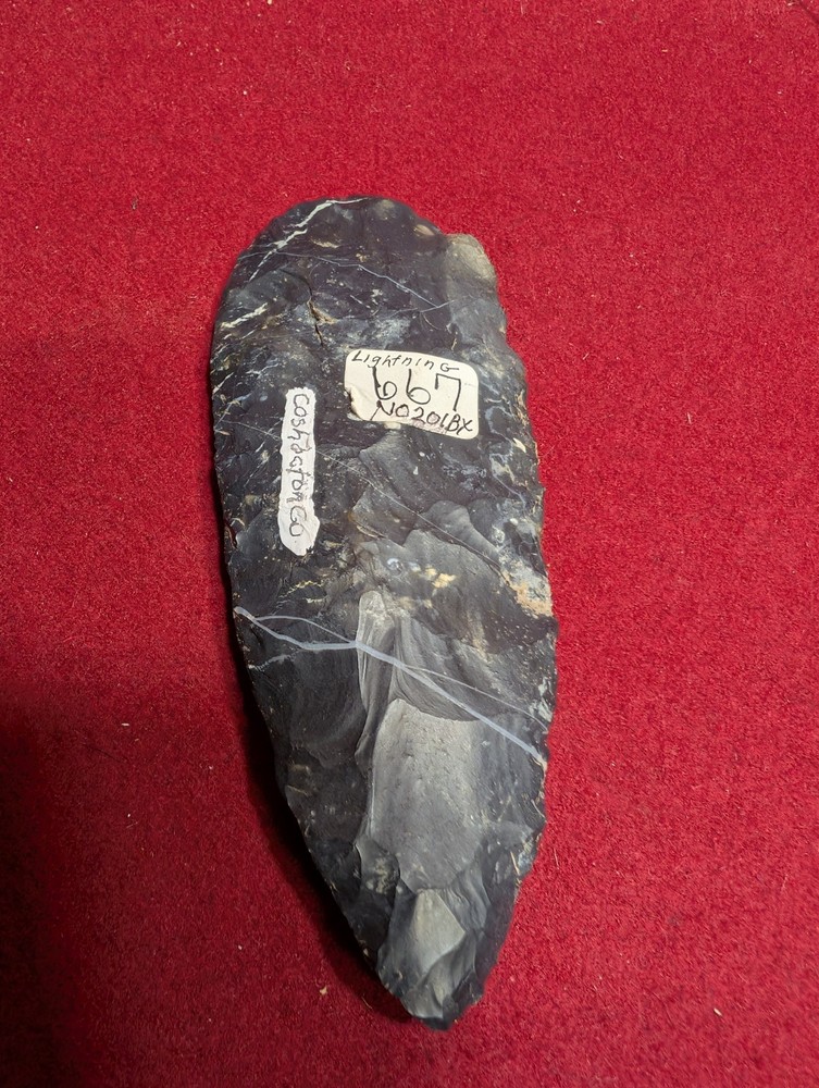 Coshocton Spearpoint Blade Lightning Bolts