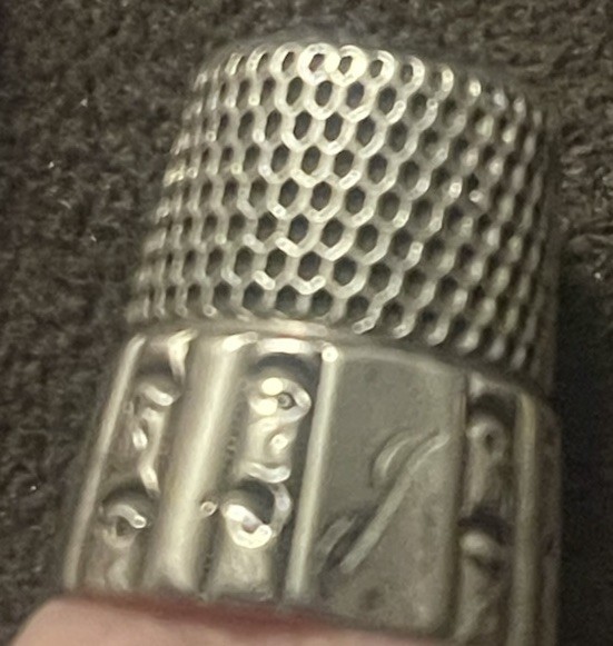 VTG Sterling Silver Thimble