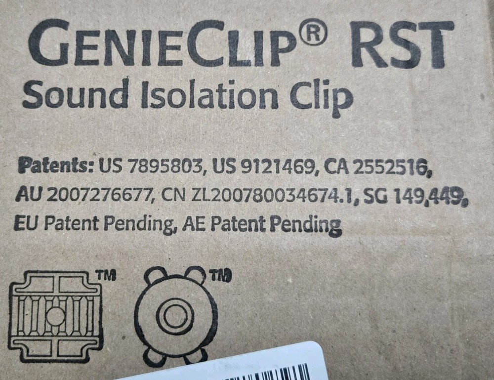 Pliteq Genie Clip RST Wall And Ceiling Decoupler