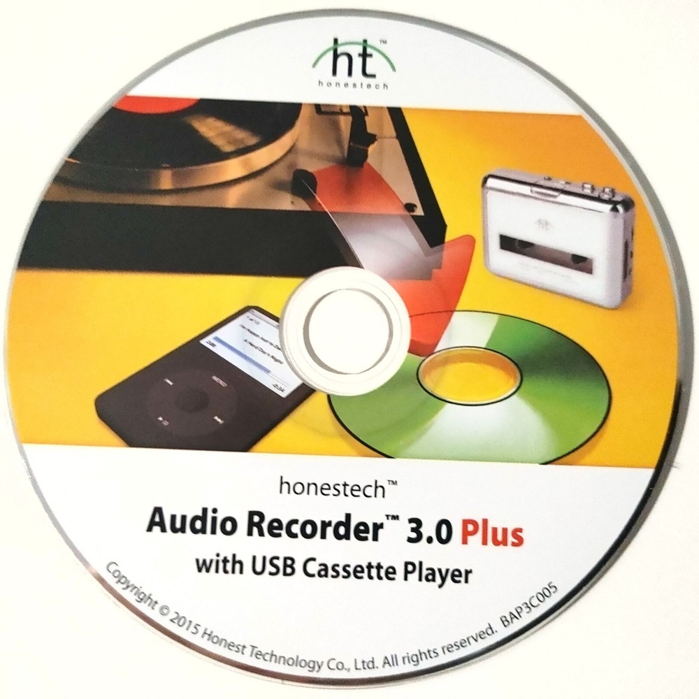 Honest Technology Audio Recorder 3.0 Plus With USB Cassette Player