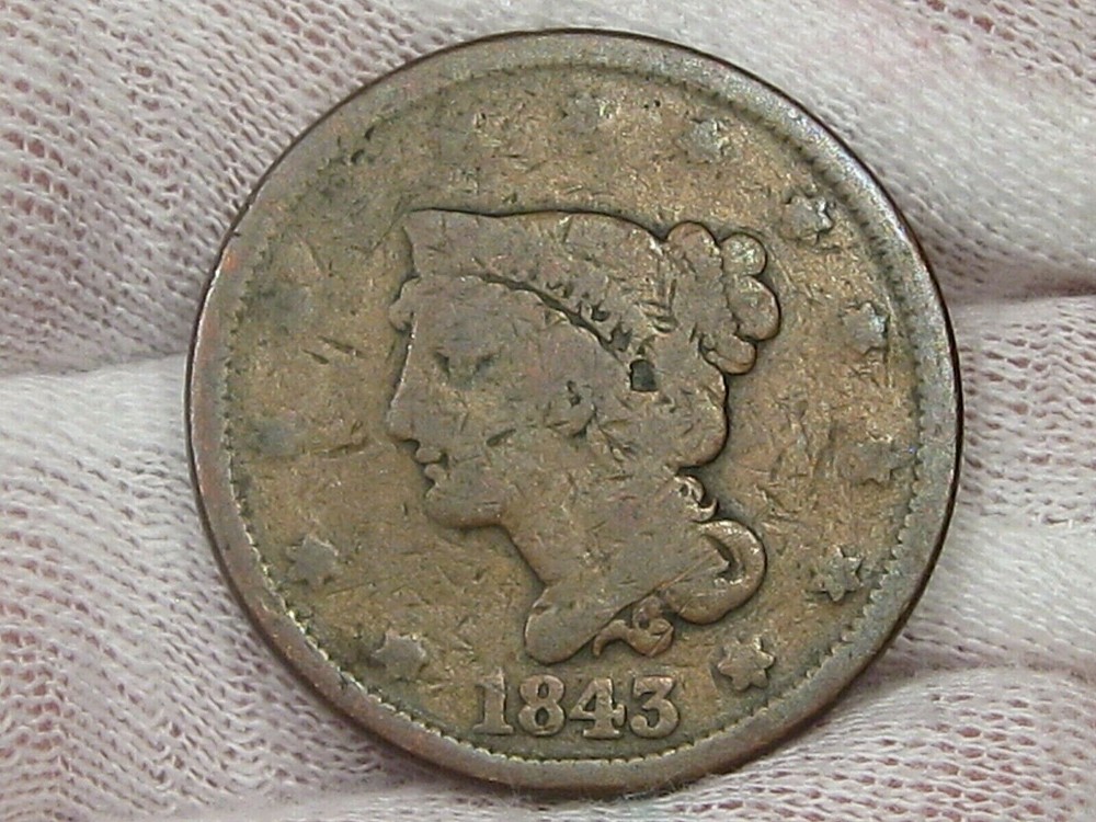 1843 Large Cent.  #18