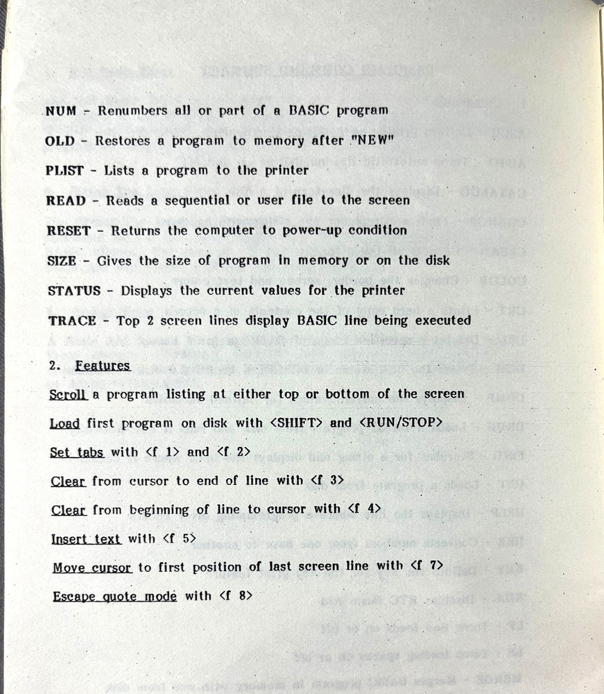 BASIC AID 64 Commodore 64 1984 RTC Troy Hacker 33 new commands