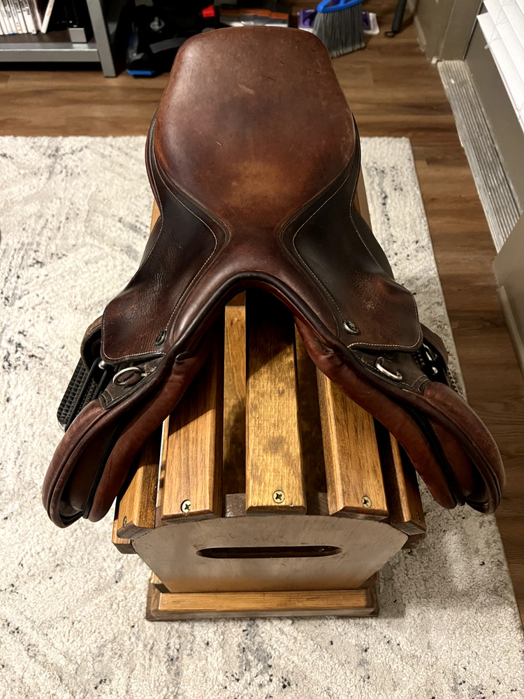 Ovation 13" All-Purpose Saddle – Includes Stirrups, Leathers & Stand