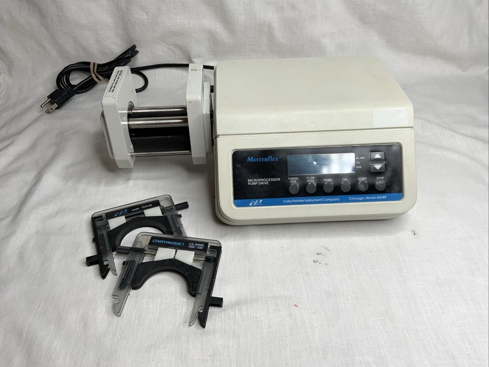 MasterFlex Cole-Palmer 7524-10 Microprocessor Pump Drive W/ Cartridge Pump
