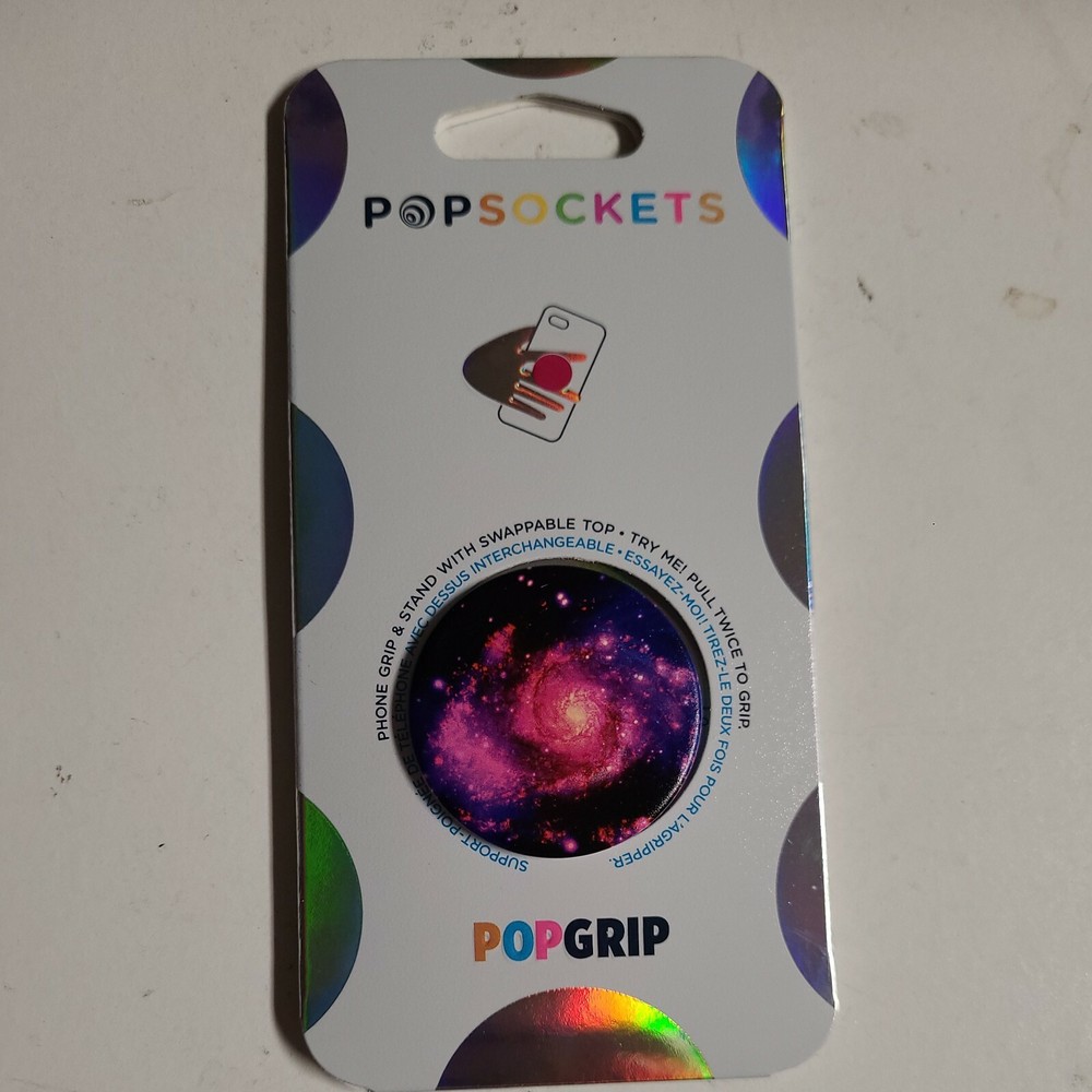 PopSockets PopGrip Cell Phone Grip & Stand - Spiral Galaxy