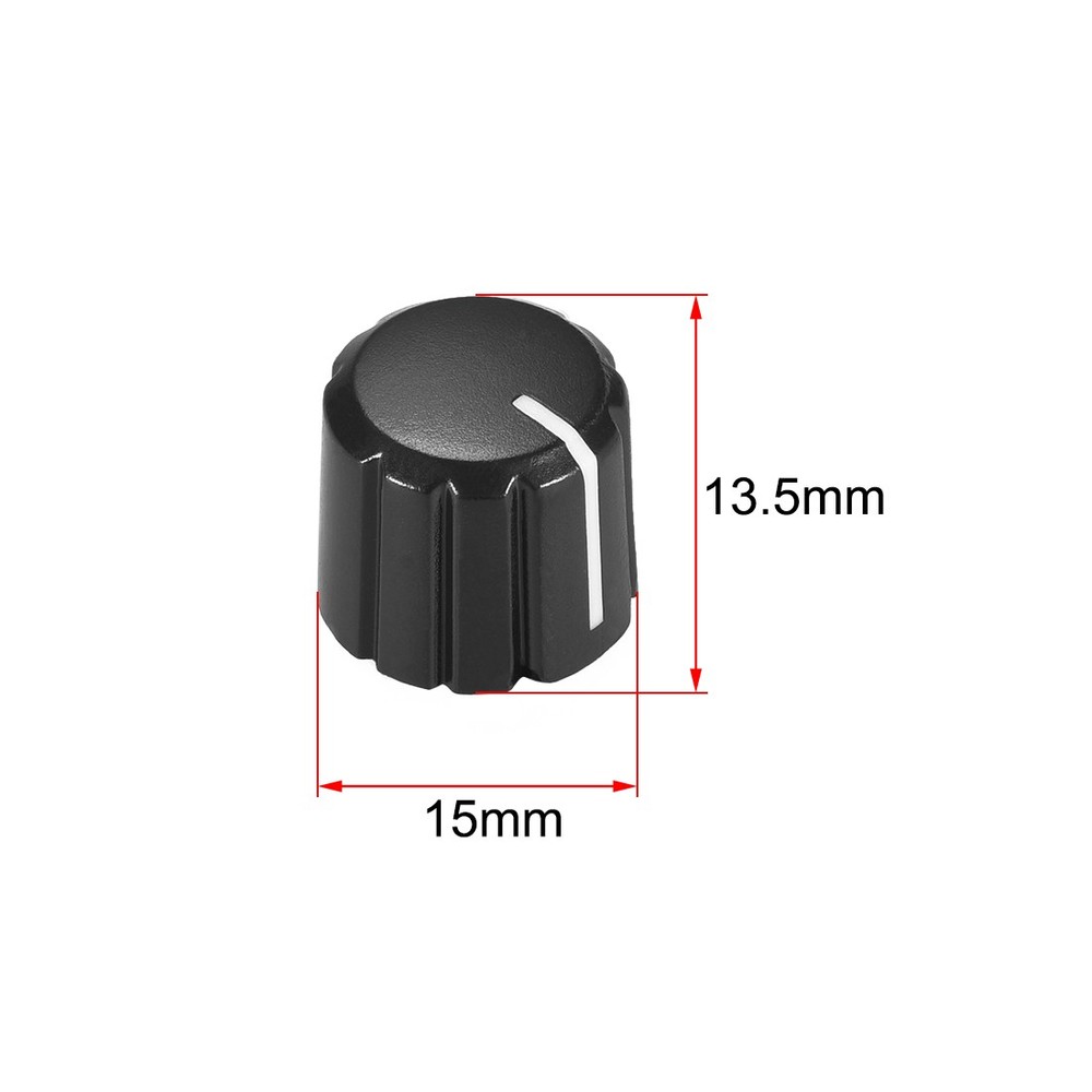 10pcs Potentiometer Control Knobs for Electric Guitar Volume Tone Knobs D Type