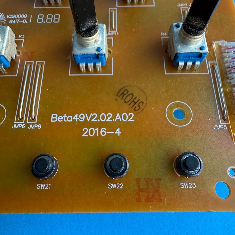 Nektar Impact LX49+ MIDI Controller Keyboard Part: Encoder Pot Knob Control PCB