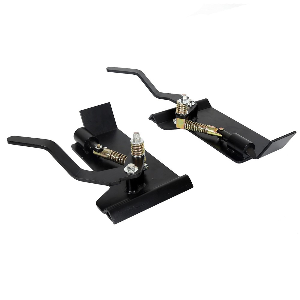 2X Weld On Skid Steer Quick Attach Conversion Adapter Quick Tach Latch Box