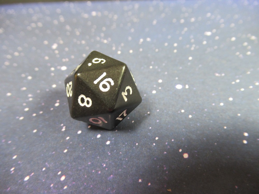 Dungeons & Dragons Castle Ravenloft Replacement Dice Die Black